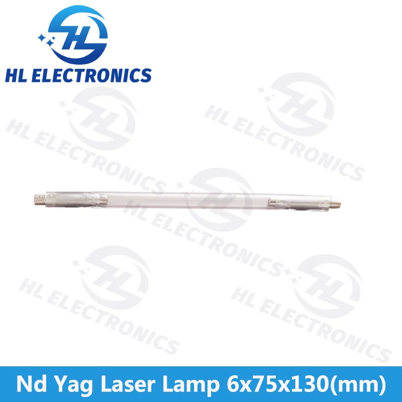 6x75x130mm-140mm Xenon Lamp For Nd Yag laser Machine