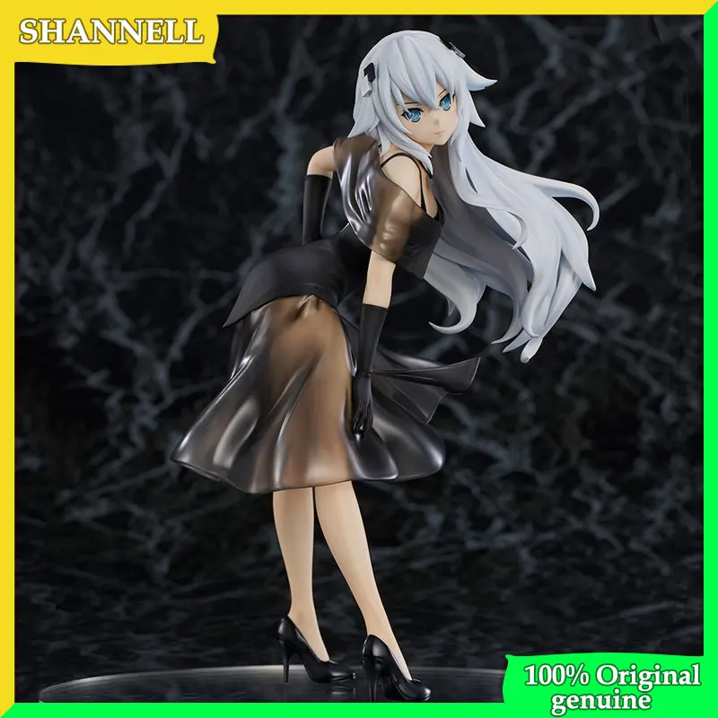 Hyperdimension Neptunia：The Animation Noire black Heart black dress 100% Original genuine PVC Action Figure Anime Figure Model