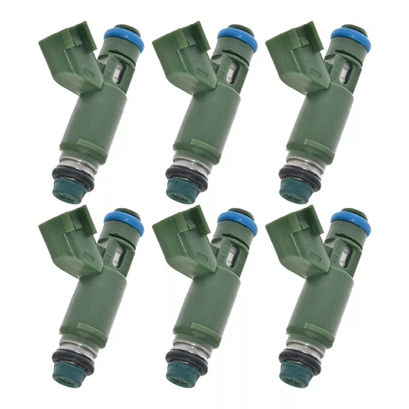 6Pcs Fuel Injector Nozzle 1X43-AB For Jaguar X-Type 2.5L 3.0L 2002-2008 Car Accessories