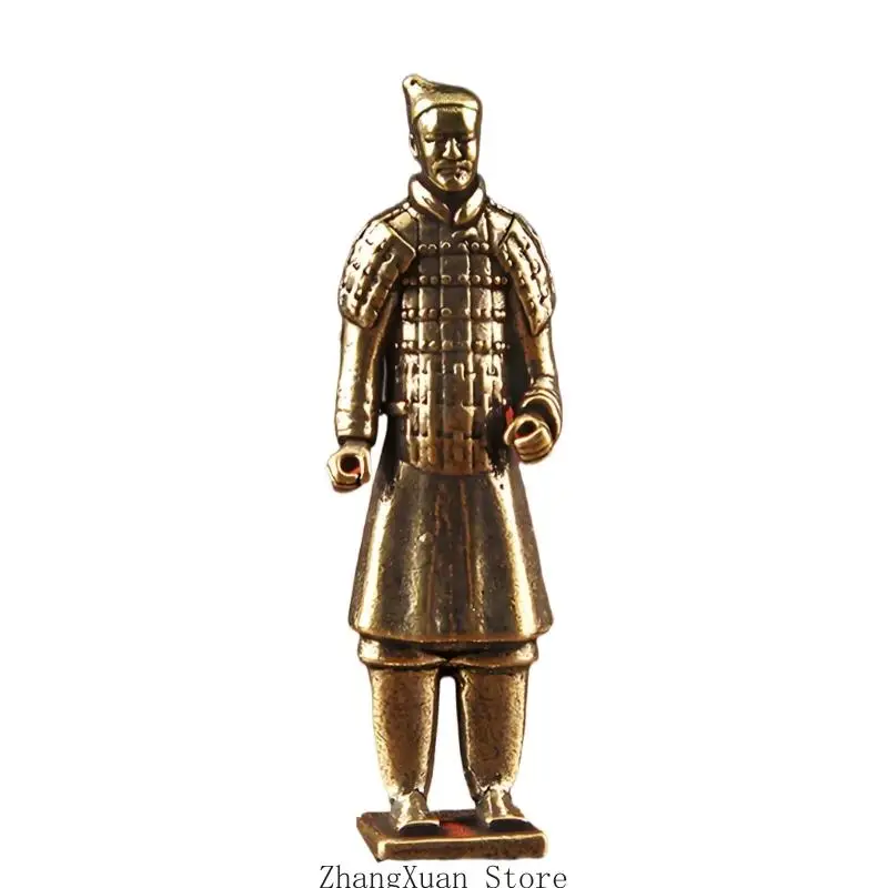 Kulturelle Terrakotta-Soldat-Figur für Büro-Schreibtisch-Regal und Heim-Styling 3XUF – Detail 5