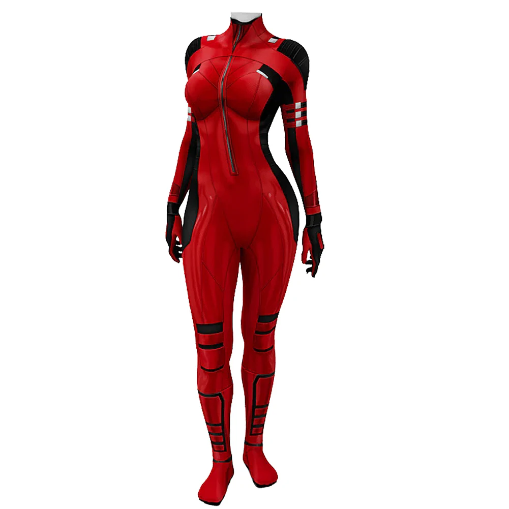 Wade Jumpsuit Disguise Death Cosplay Pool Fantasy Wilson Villain Women Costume Fantasia Outfits Halloween Carnival Party Suit