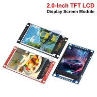 2.0 Inch TFT Display OLED LCD Drive IC ST7789V RGB 240x320 Dot-Matrix SPI Interface for Arduio Full Color LCD Display Module