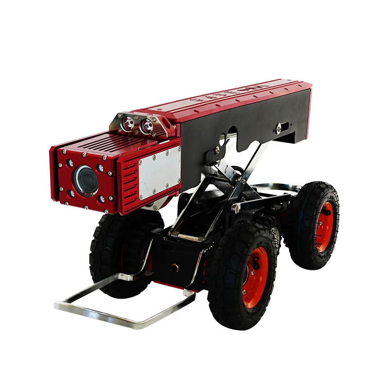 High definition CCTV pipeline inspection robot municipal rain and sewage crawler defect investigation point-to-door guidance