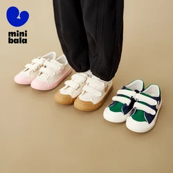 Mini Bala Canvas Shoes Unisex Kids Bacteria-inhibiting and Anti-slip Children's Shoes Lightweight and Comfortable Shoes 2024 New