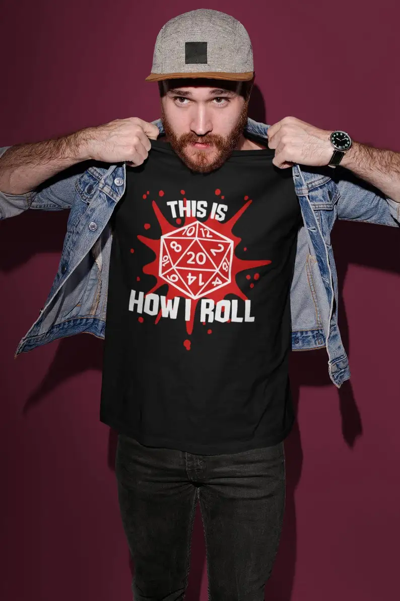 This is how I Roll dungeons and Dragons T-shirt