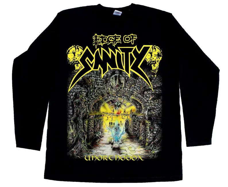 edge of sanity unorthodox\'92 death bloodbath new black short/long sleeve t-shirt