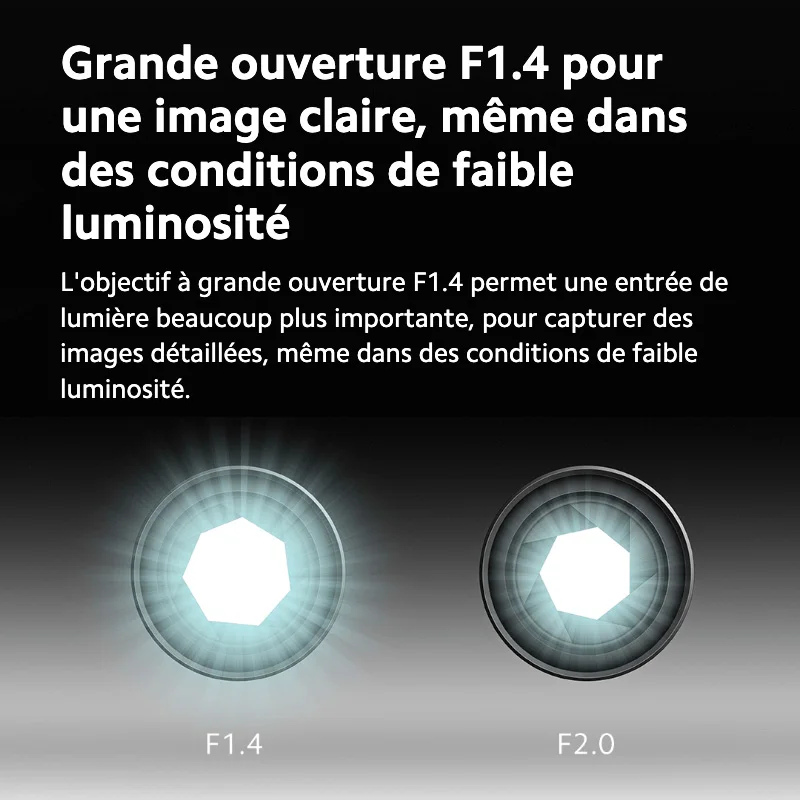 كاميرا Xiaomi France Xiaomi الذكية C300 مع صورة 2K فائقة الوضوح وIA مطورة 3 مليون بكسل فتحة كبيرة F1.4 لون حتى مع كشف الإنسان منخفض الإضاءة عبر IA