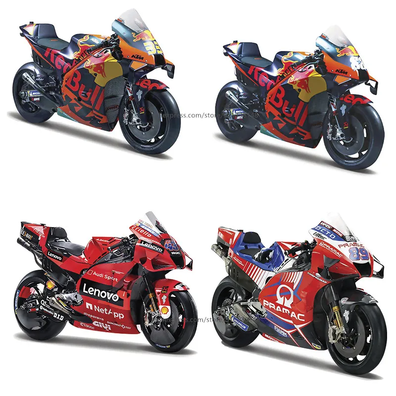 Maisto 1:18 NEW 2021Red Bull KTM Factory Racing #33 Binder #88 Oliveira casting alloy motorcycle Model collection gift toy