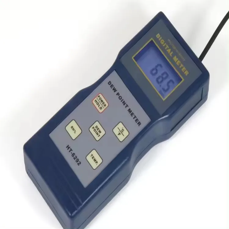 Handheld Dewpoint Meter High Definition Backlit Display Moisture Meter Automatic Memory Function