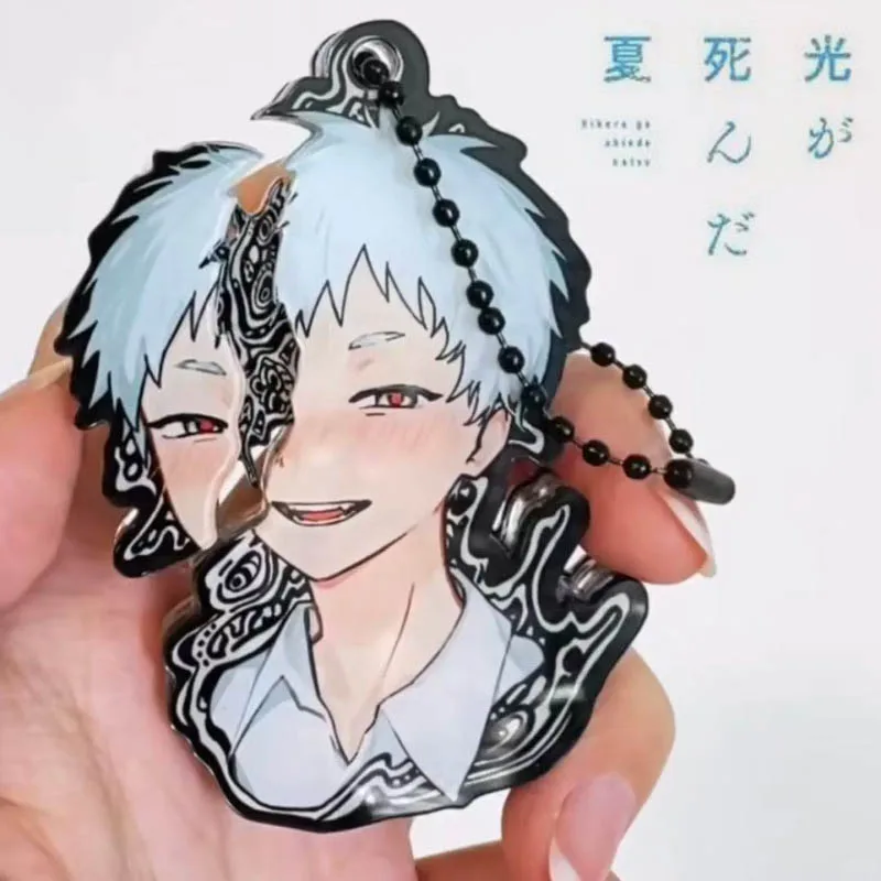 LLavero de Cosplay de Anime The Summer Hikaru Died, llavero con colgante acrílico Unisex, accesorios para bolso, accesorio de adorno