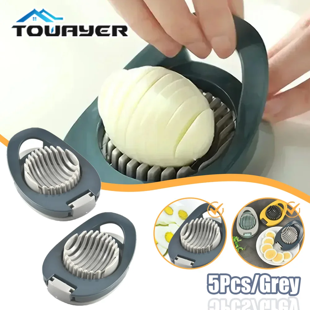 Kitchen Multifunctional Cutter Stainless Steel Egg Cutter Poached Egg Cutter Eco-friendly Aluminium Egg Cutterl Kitchen Cookwa