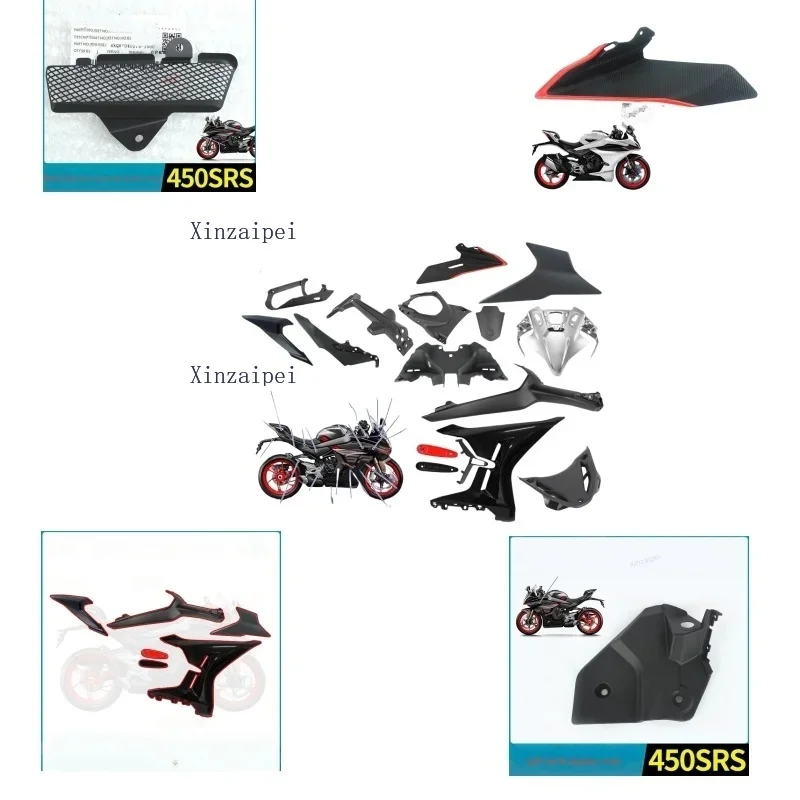 

FOR CFMOTO 450SRS 2023 Zircon Black Motorcycle Body Shell Fairing 2023 450 SRS Protective Board Cover Original Accessories