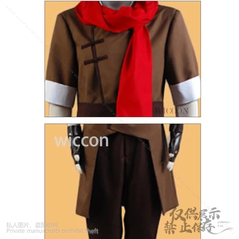 

Anime Avatar The Last Airbender Prince Zuko Cosplay Mako Coat Pants Scarf Halloween Christmas Carnival Fancy Suit Customized