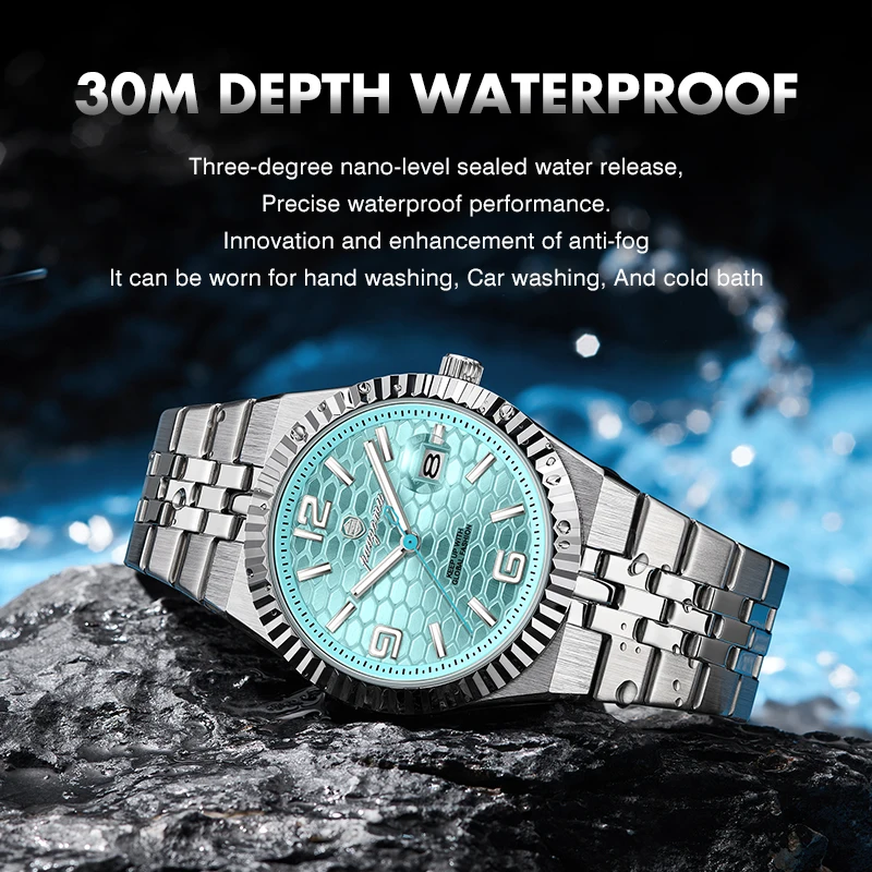 PAAZOMU Men's Honeycomb-Patter - Luxury Watch Zone ulasan dan harga