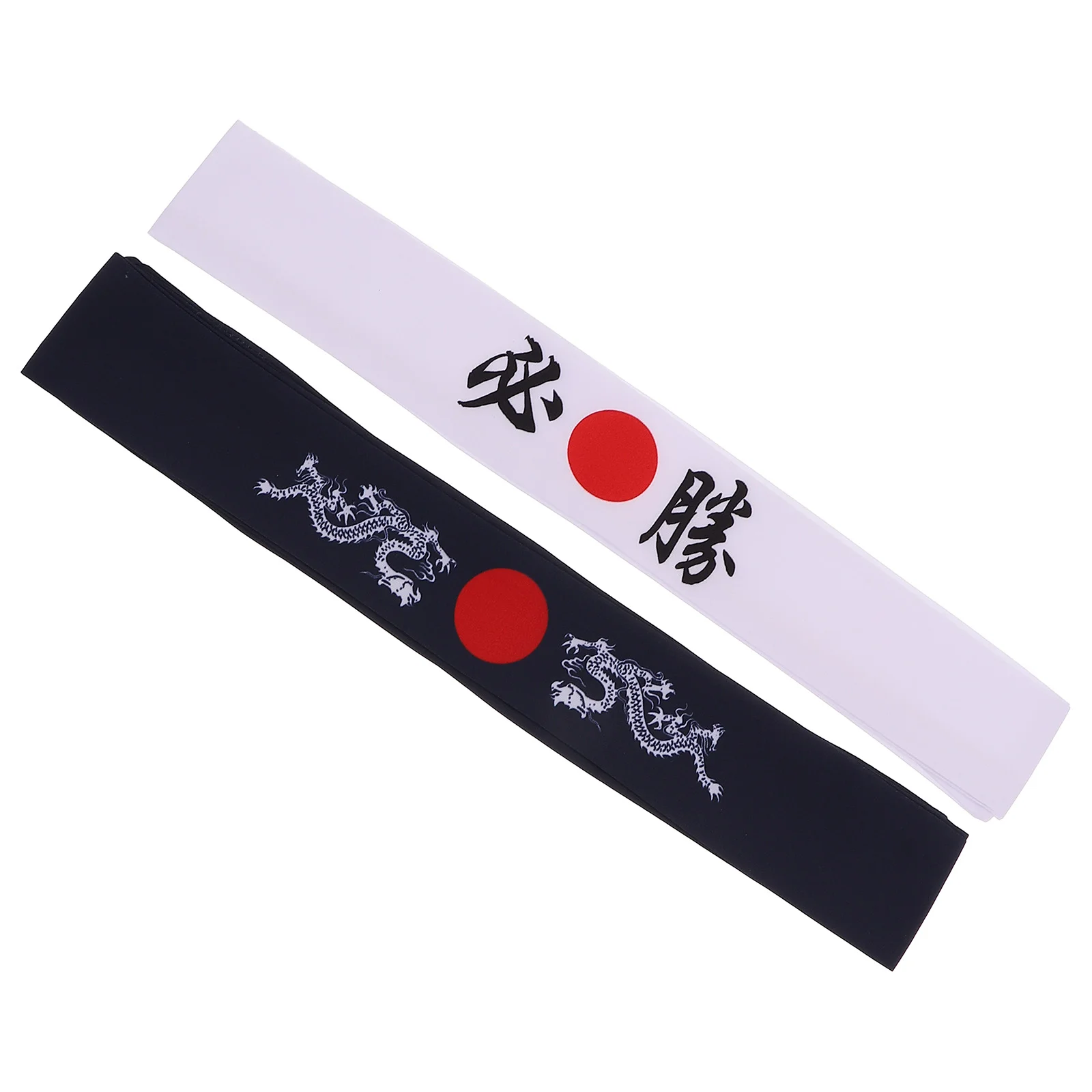 

2 Pcs Headbands Bushido Clip Karate Training Japanese Style Baby Bandanas for Men While