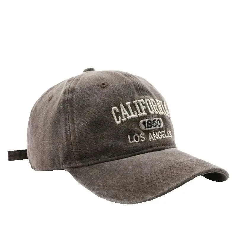 Fashion Casual Baseball Cap for Women Men Cotton Soft Top Hats Unisex Los Angeles Embroidery Snapback Hat Hiking Sunscreen Caps