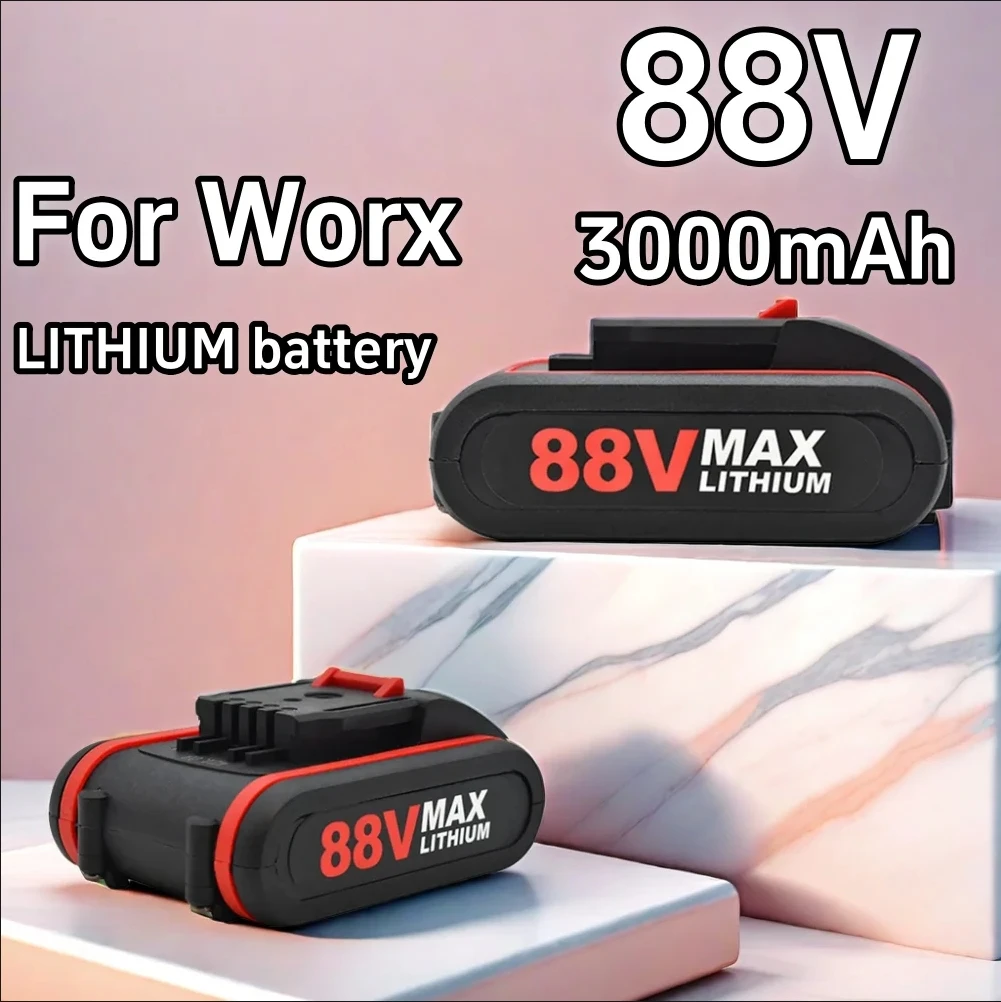 

For Worx 88V Power Tools Replacement Battery 2000mAh Rechargeable Li-ion Battery Suitable