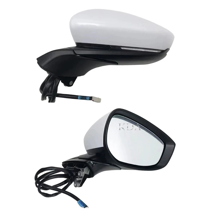 Car Rear Mirror Assembly Electric Adjust Turn Signal Light 5 8 Pins for Mazda CX30 CX-30 2020 2021 2022 2023