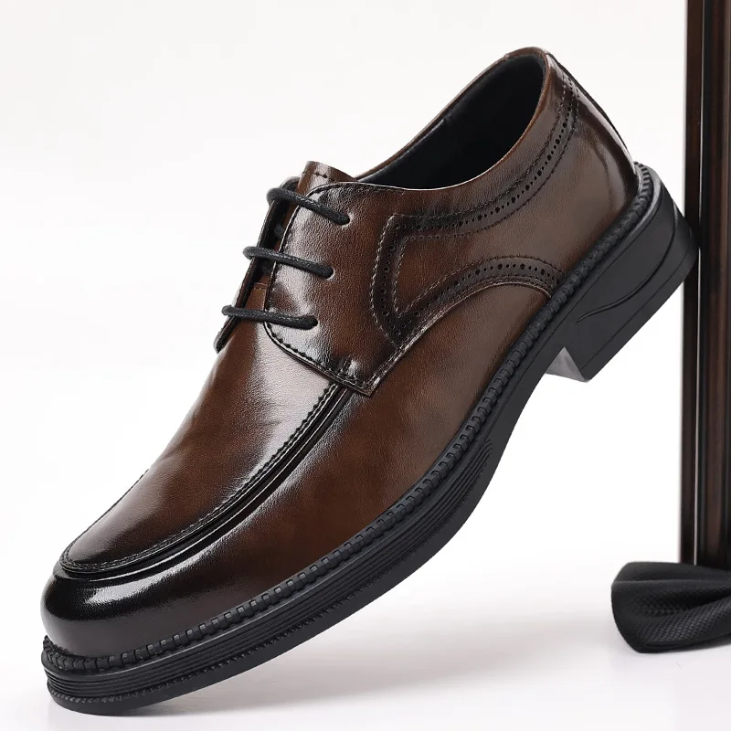 

Деловая обувь, мужские кожаные оксфорды, деловые туфли, мужские классические модельные туфли, мужские офисные роскошные итальянские бренды Erkek Ayakkabi