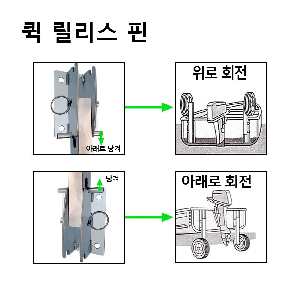 팽창식 보트 발사 바퀴, 고무 보트 선미 바퀴, 어썰트 보트 바퀴, 카약 선미 바퀴,J형 원터치 보트 뒷 바퀴 뒷딩기고무 보트 카약 풍선 보트 작은 트레일러 해양 액세서리 트레일러 딩기돌이 딩기돌리 낚시 앞딩기