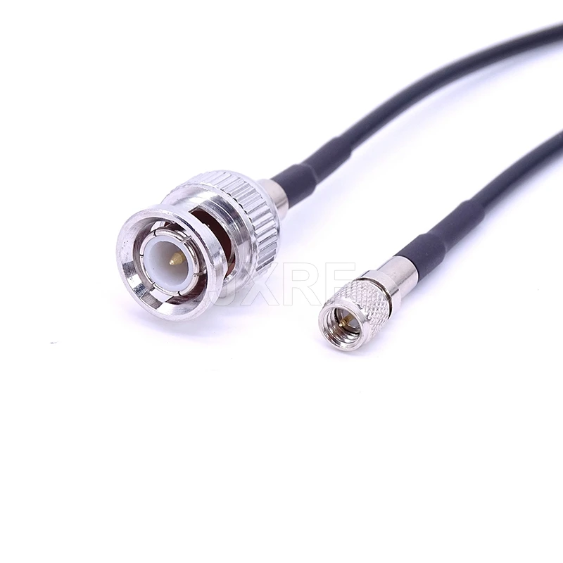 1PCS Microdot Compatible Connectors male 10-32UNF to BNC male Vibration acceleration sensor test cables 0.5M-1M 3M 5M 10M
