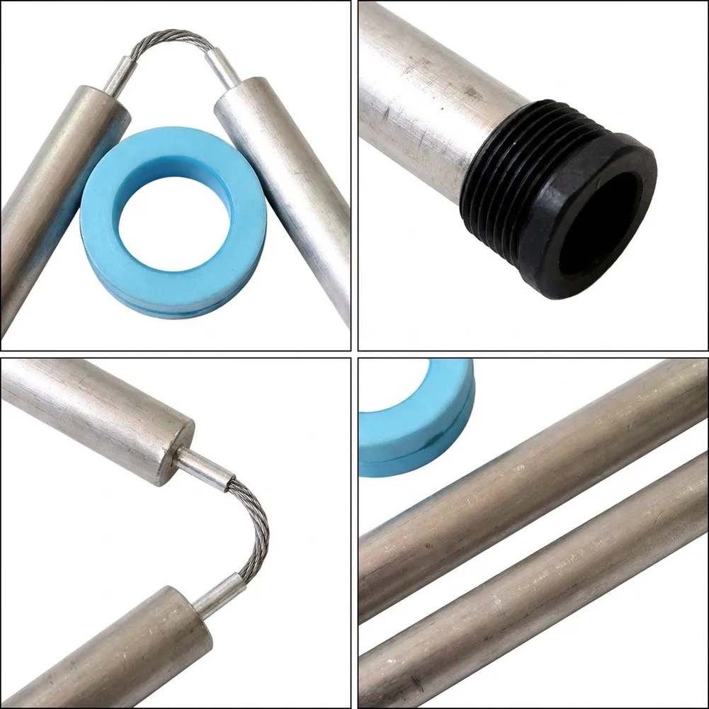 Conjoined Magnesium Rod for Constant Temperature Water Tanks Providing Cathodic Protection and NPT3/4 Thread Compatibility