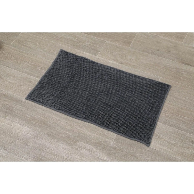 Bath Mats bath mat comfort non-slip and absorbent gray 45x75 cm fluffy gray bath mat for shower 458636