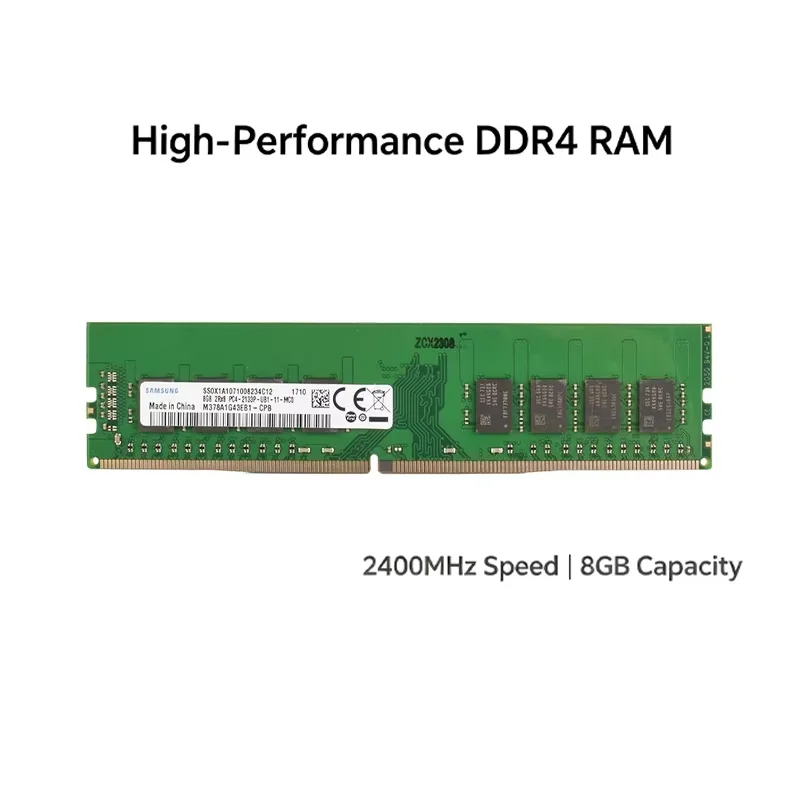 SAMSUNG Desktop RAM DDR4 4GB 8GB 16GB 2133P 2400T 2666V 3200AA PC4-21300 PC4-25600 Non-ECC  DIMM High Compatible RAM