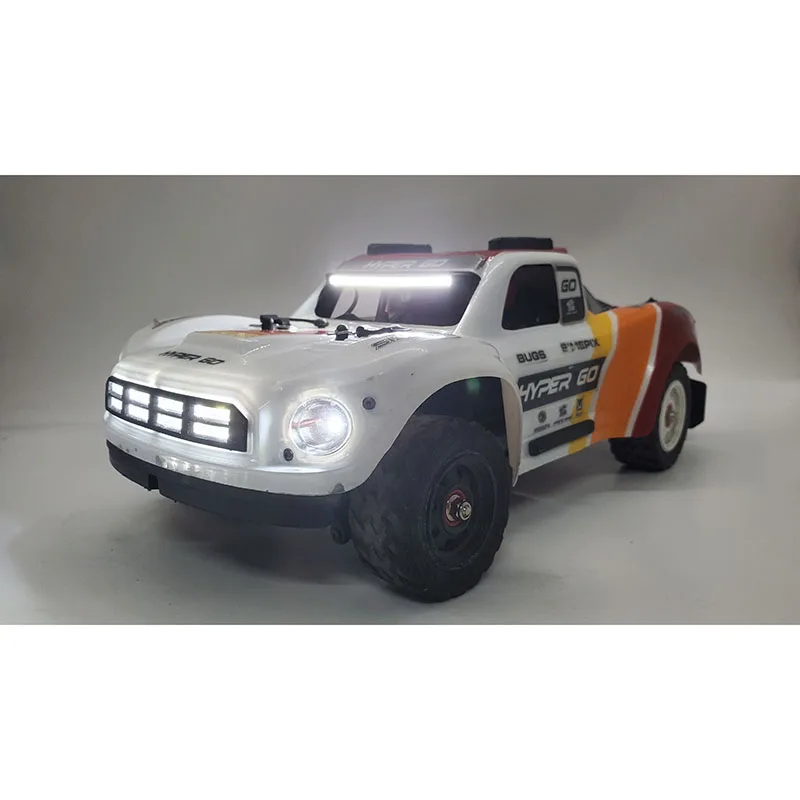 

Светодиодные прожекторы с имитацией фар для 1/14 HYPER GO RC MJXRC 14211, грузовики с дистанционным управлением, короткий курс, автомобиль