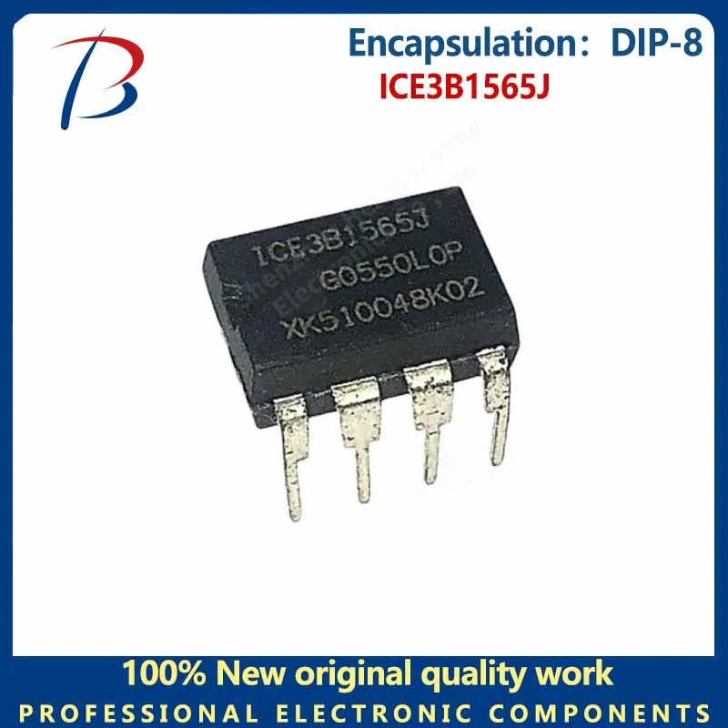 Chip de TV LCD, paquete DIP-8, ICE3B1565J, 10 piezas