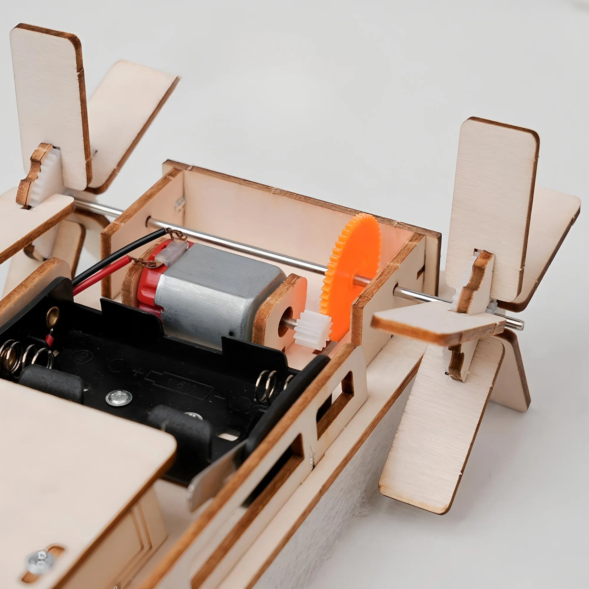 ألعاب الأطفال، باخرة تعليمية خشبية، تجميع DIY يدويًا، مواد تجريبية، هدايا أطفال DIY #3