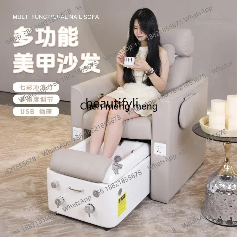 LHY26 ss New style NN Nail art sofa, multifunctional foot chair foot bath foot therapy lounge chair eyelash beauty salon eyebrow