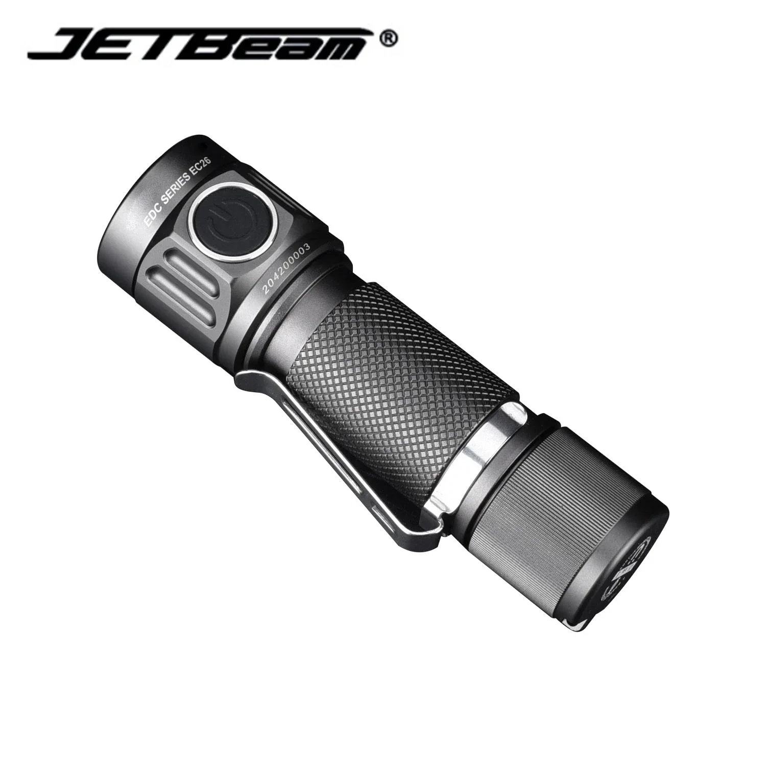 JETBEAM EC26 High-powerful LED Flashlight 3600Lumens Tactical 18650 Torch Light Lamp Mini EDC Flashlight Outdoor Hunting