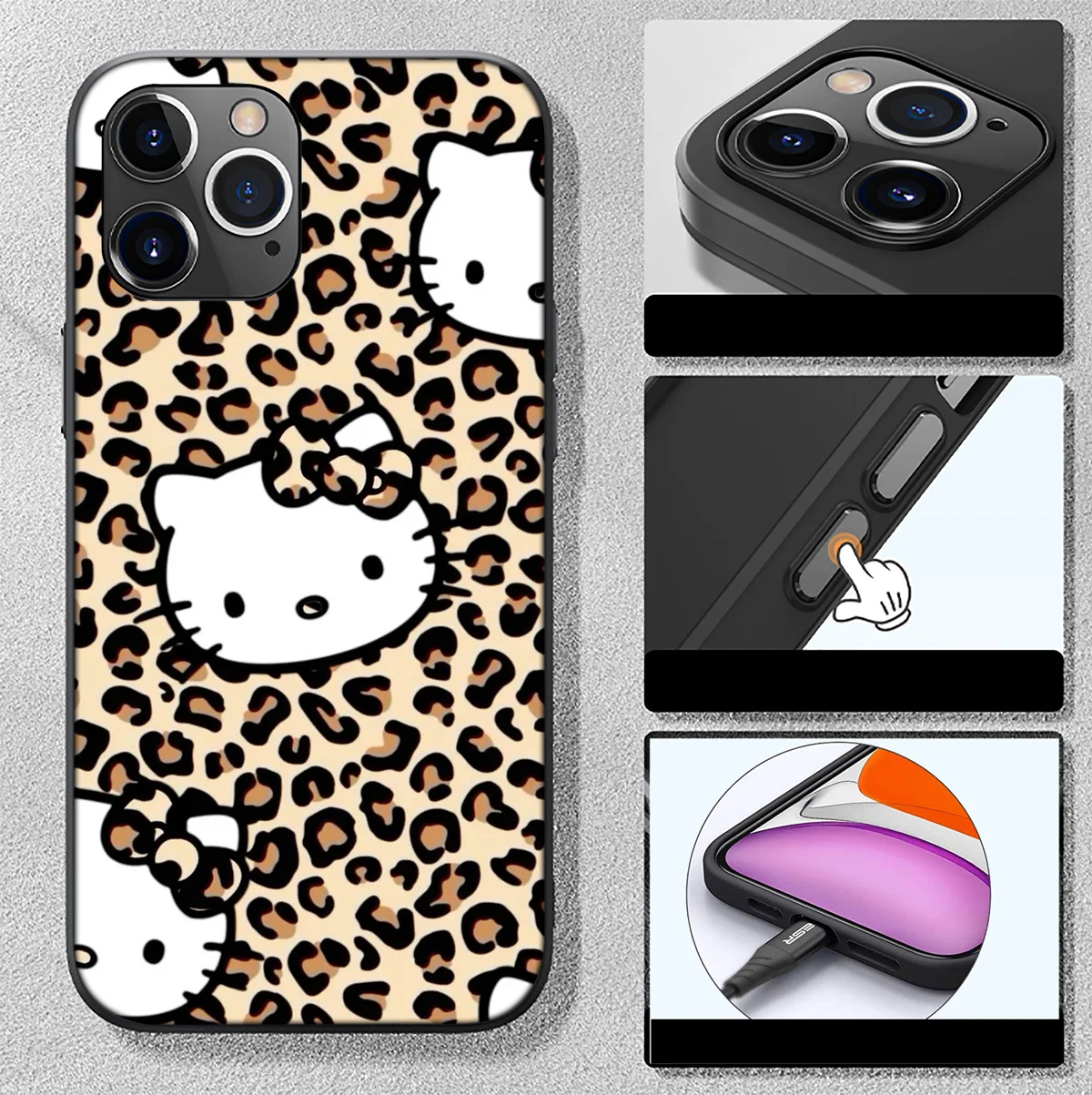 FL101 Leopard Print Pattern  Case for Samsung Galaxy A01 A02 A03 A03S A10 A10S A20S A30 A30S A50 A50S A70 M02 M21 M31 M51