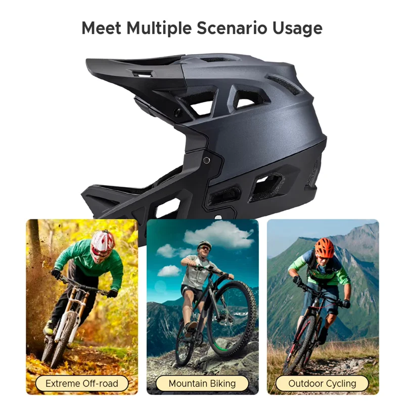 Helm Sepeda Gunung Full Face u - Mountain Biking Helmet Kids ulasan dan harga