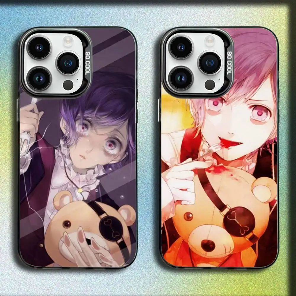 

D-Diabolik Kanato L-Lovers Sakamaki Phone Case For iPhone 17,16,15,14,13,12,11,Pro,Max,Plus,E,SE4,Air,Mini Black IMD Box