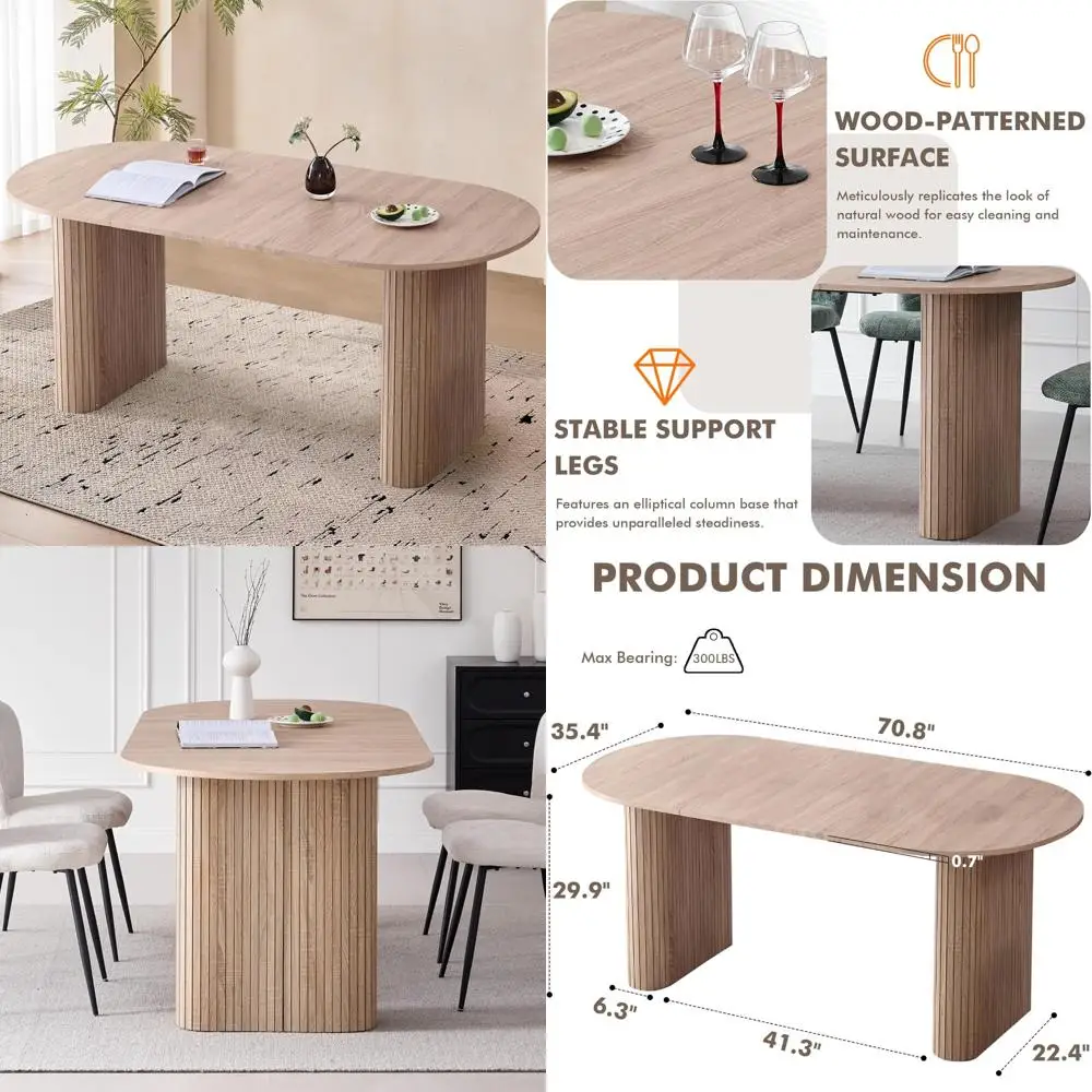 

Set of 4 Wooden Folding Dining Chairs with Rattan Backrest and Seat, Durable Rubberwood Frame, Armless Accent Chairs