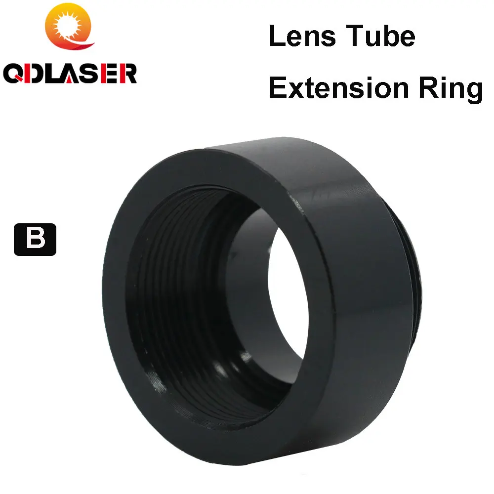 QDLASER Tube Extension Ring CO2 O.D.25mm Lens Tube for D20 F63.5mm/127mm Lens for CO2 Laser Cutting Machine