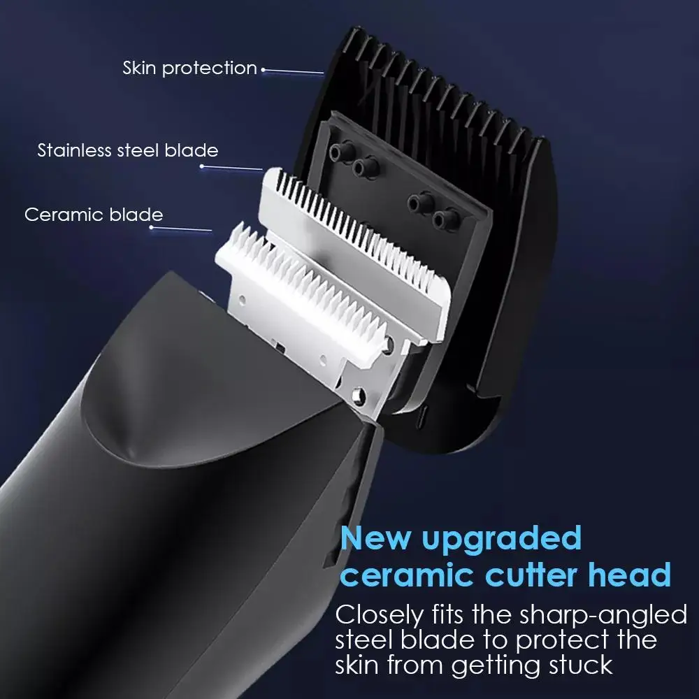 Nieuwe 2023 Tondeuse Scheerapparaat Clippers Geslachtsdelen Verwijdering Hele Lichaam Trimmer IPX7 Waterdicht Voor Mannen Usb Scheren Oplaadbare