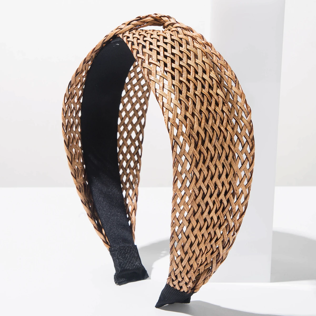 New Bohemian Style Hand Woven Lafite Grass Headband For Women, Hair Accessories, Vacation Style Accessories