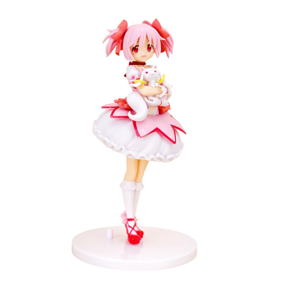 Puella Magi Madoka Magica Anime-Figur Kaname Madoka in Stehender Pose PVC-Sammlermodell Spielzeug Ornament Puppe Geburtstagsgeschenk für Fans – Detail 10