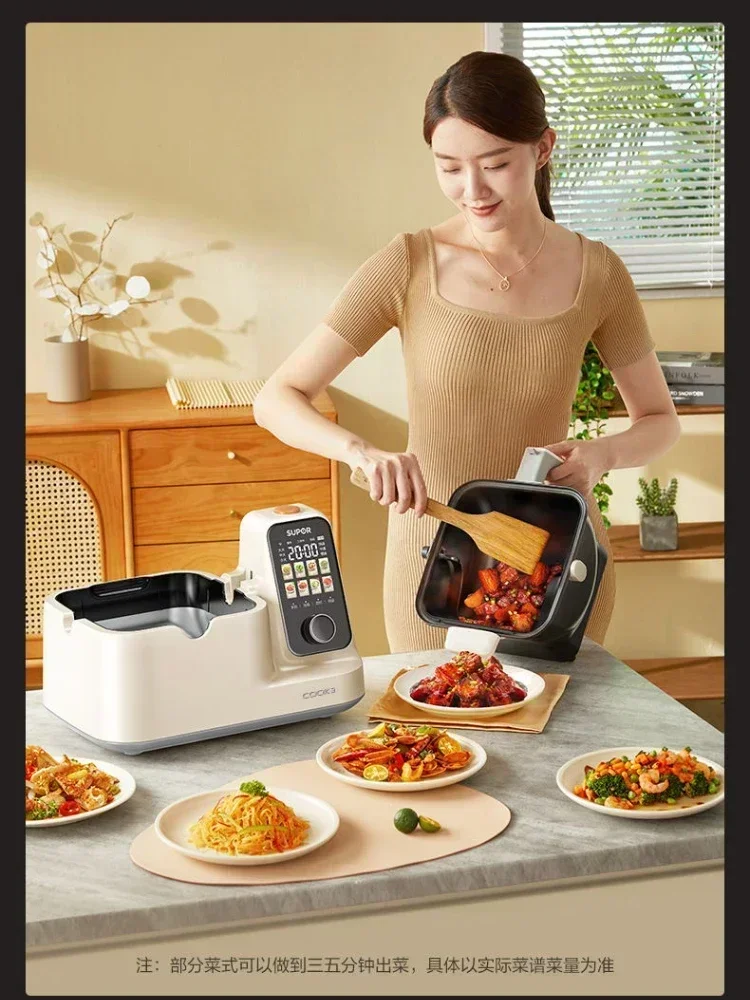 Household Multifunctional Cooking Robot - Large Capacity, Intelligent, 220V Automatic kitchen robot machine