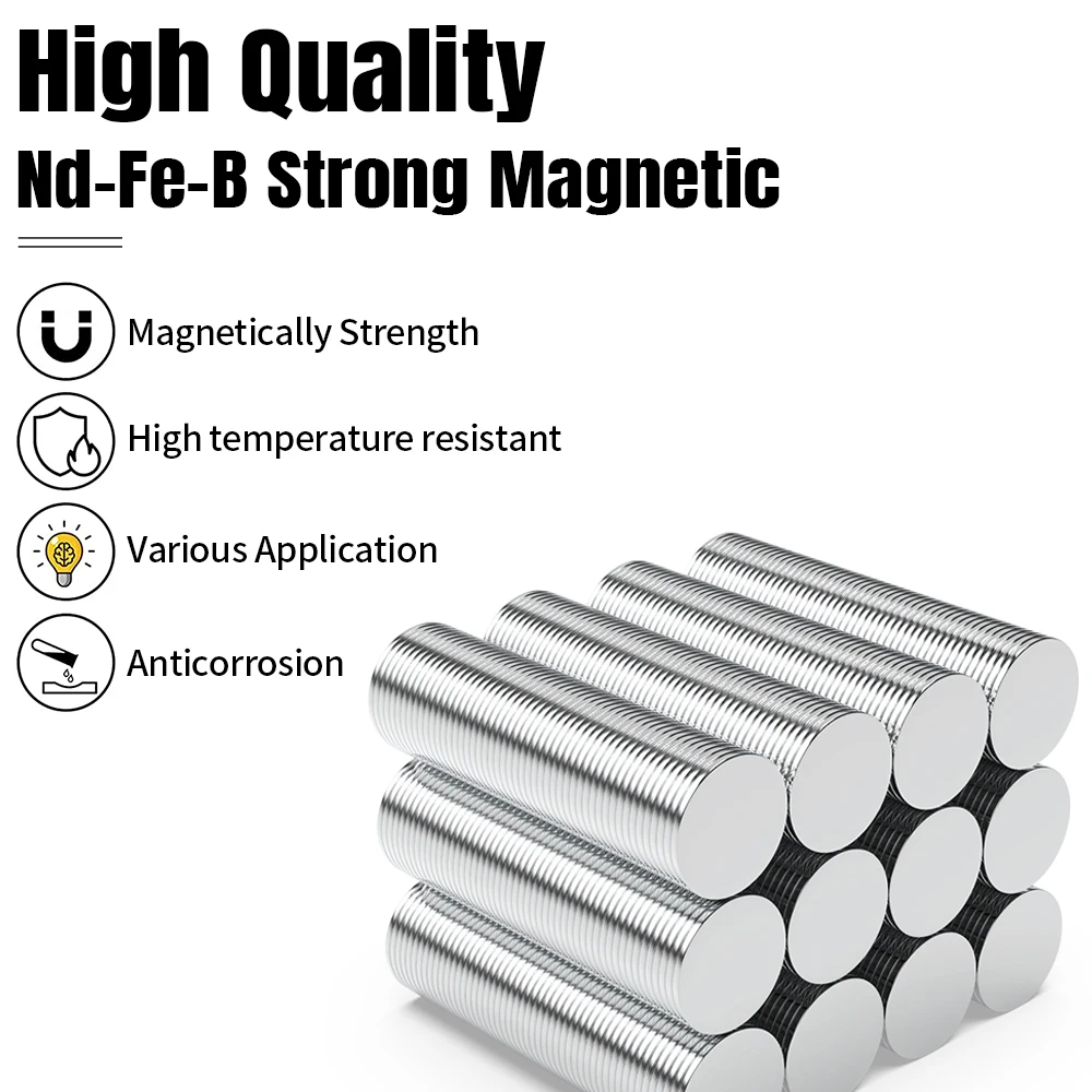 20/50 Pcs 15x1 Neodymium Magnet 15mm x 1mm N35 NdFeB Round Super Powerful Strong Permanent Magnetic imanes Disc 15*1 ﻿