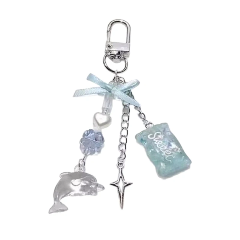 Butterfly Star Pendant Phone Charm Keychain