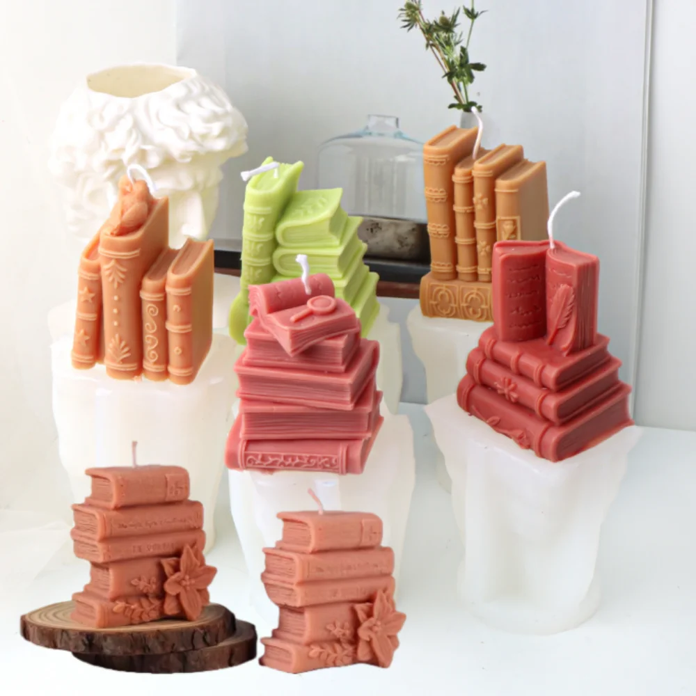 3D Books Silicone C…