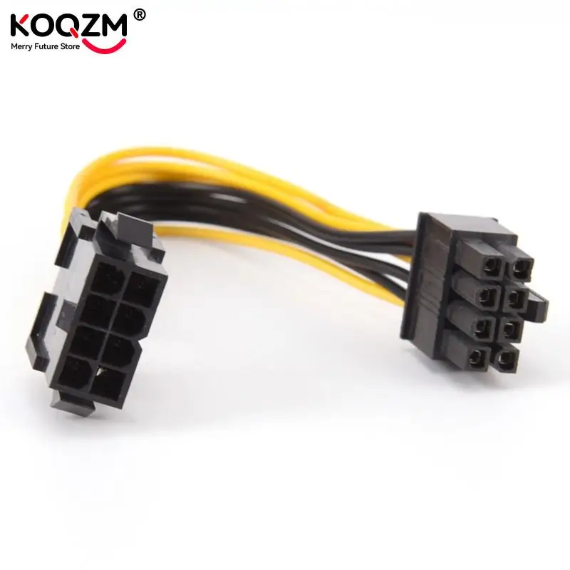 19Cm 8 Pin Naar 8 Pin Atx Eps Man-vrouw Power Extension Psu Moederbord Power Extension Adapter Kabel