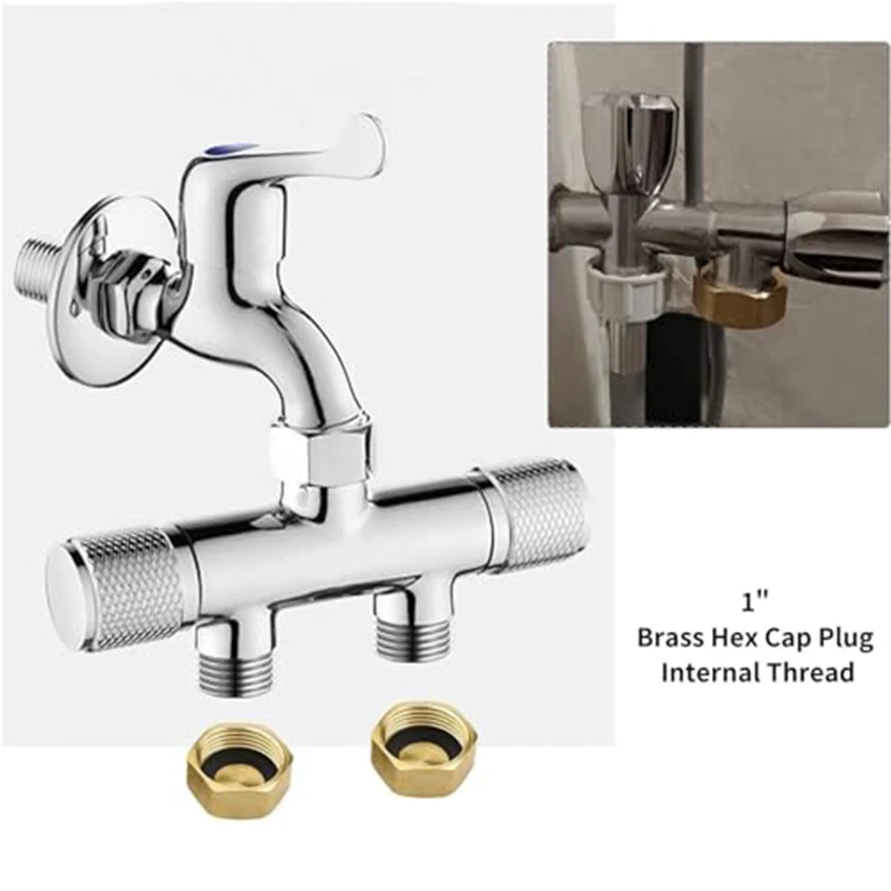 

Ретельно обработанные нитки Латунная заглушка Предотвращает утечку воды Устойчивость к деформации Коррозионностойкая латунь