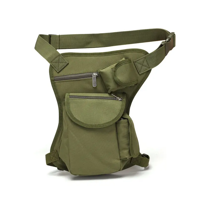 Outdoor Camouflage Tactical Leg Bag, Outdoor Training, Camping, Hiking, Cycling, Multifunctional Waterproof Fishing Waist Bag