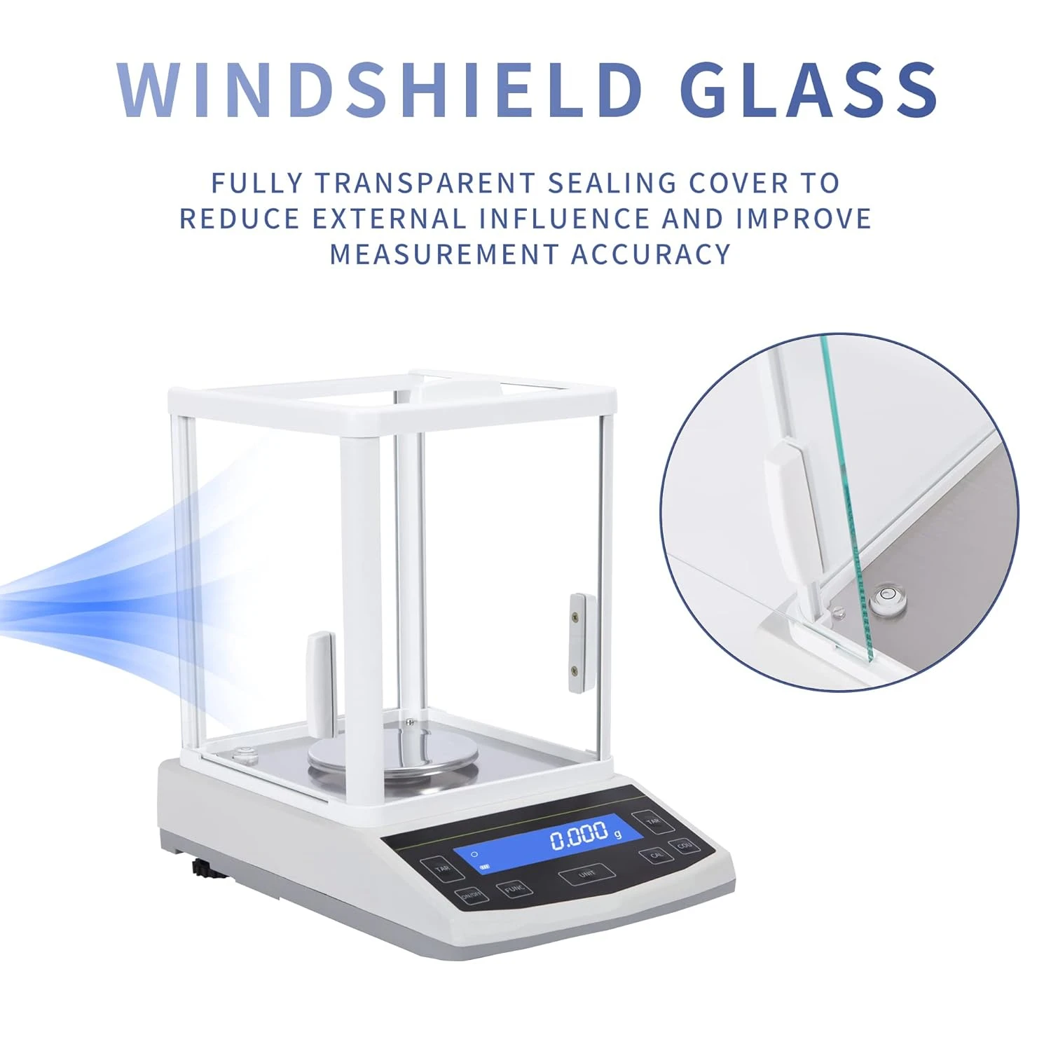 Lab Scale 500g×1mg High Precision 0.001g Accuracy Digital Lab Analytical Balance Scale Jewelry Laboratory Digital Balance