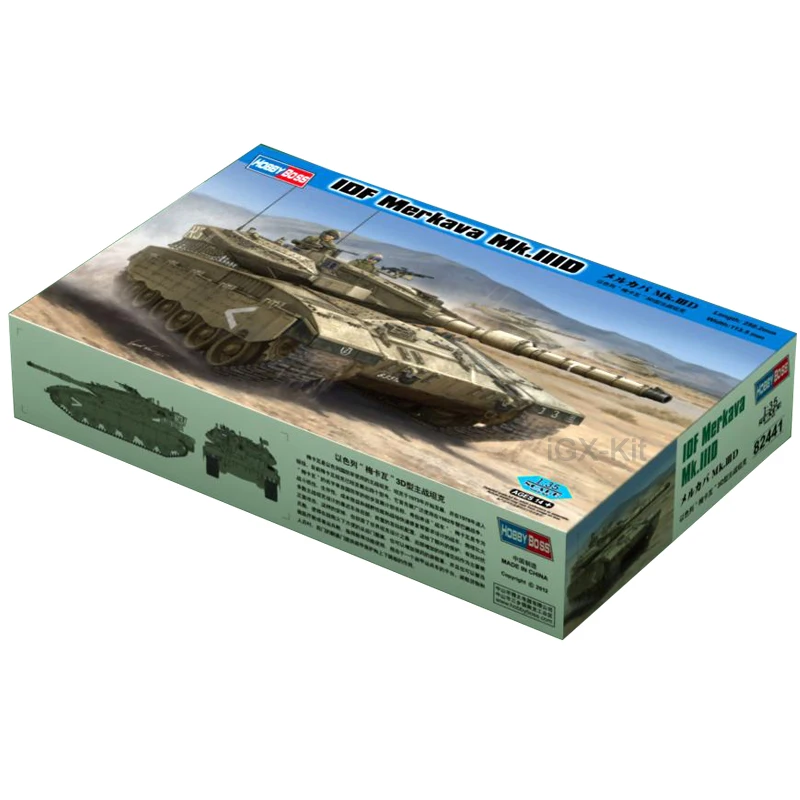 Hobbyboss 82441 1/35 Scale  IDF Merkava Mk IIID Main Battle Tank MBT Vehicle Hobby Craft Toy Plastic Model Building Kit